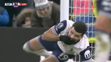 The England striker continues his scoring streak and now brought Spurs closer to a win over the reds