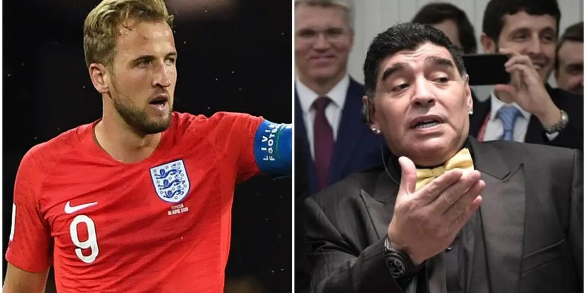 The English attacker used a technique that the Argentinian legend recommended himself.