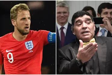 The English attacker used a technique that the Argentinian legend recommended himself.