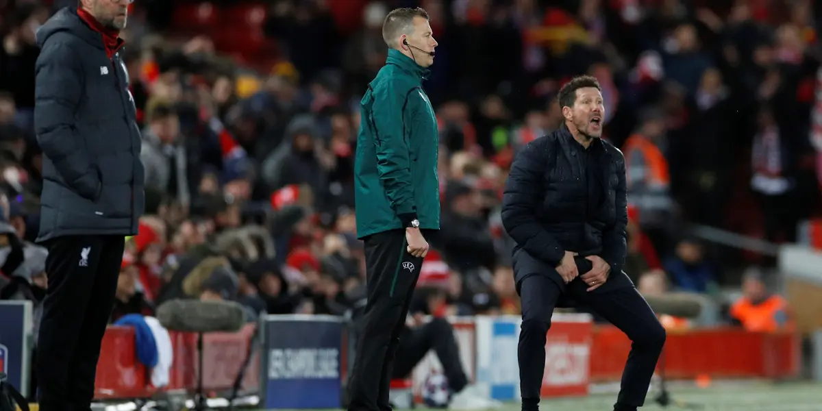 The English team's coach, Jurgen Klopp, pointed out against the style proposed by Simeone, which was prudent and preferred not to enter the war.