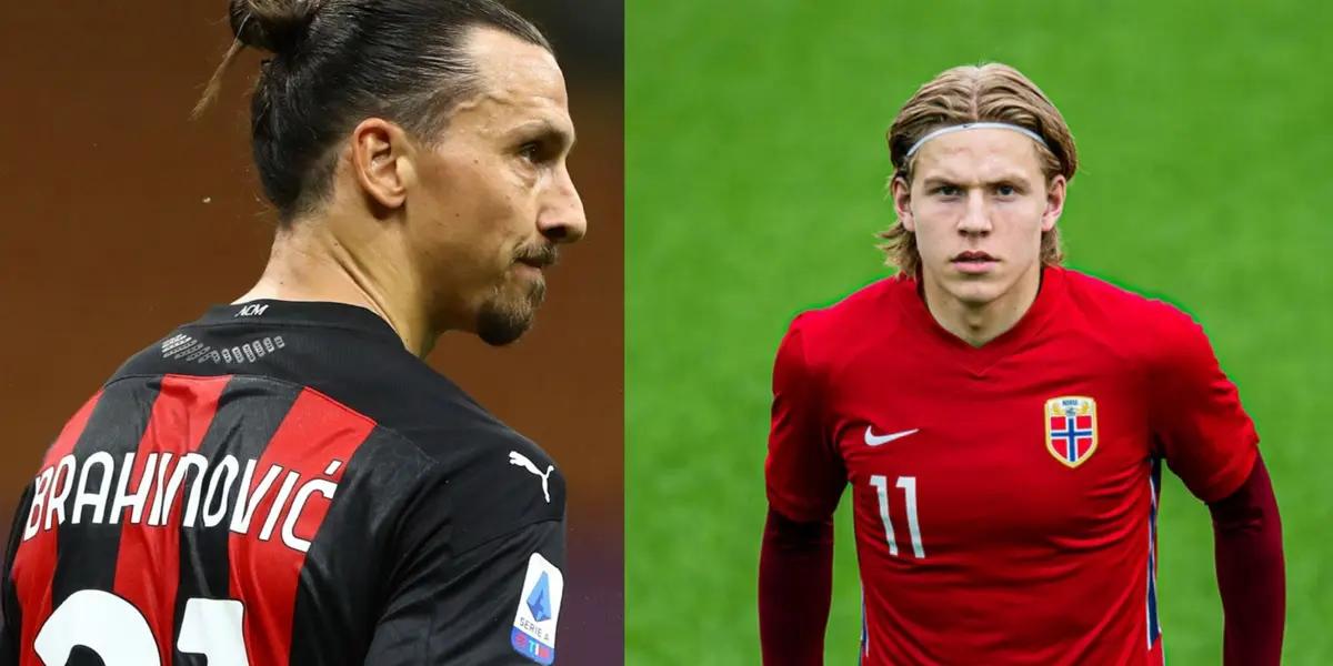 The extraordinary Swedish striker asked a very strange question to a young team-mate, but the whole dressing room laughed.