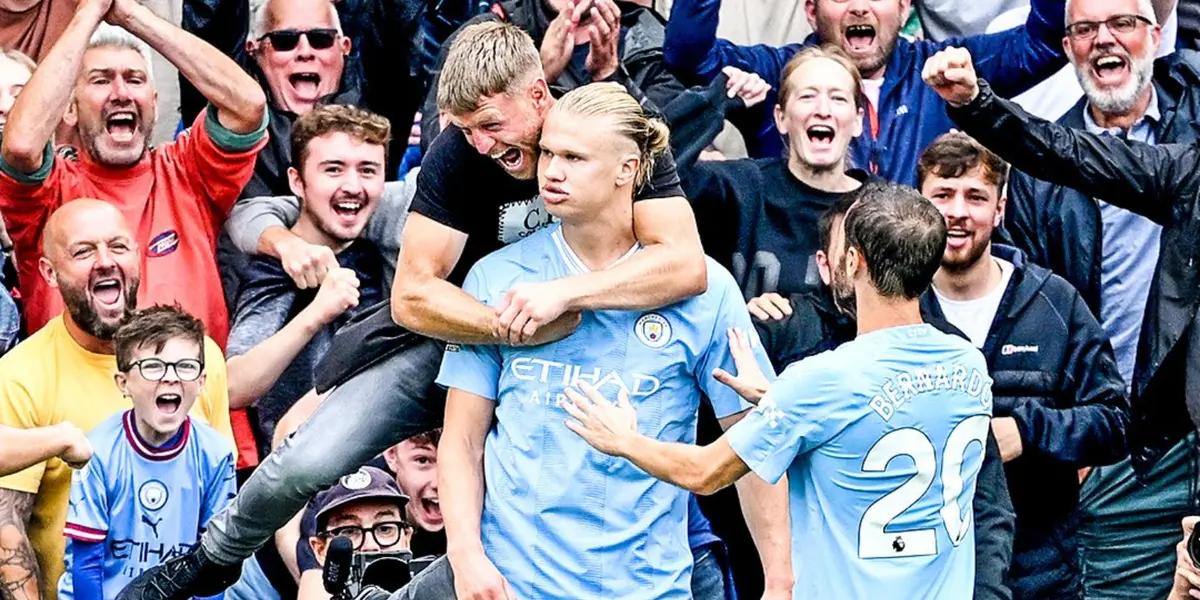 The fan who ran into the field to celebrate Haaland's goal against Sheffield has an unexpected past that everyone is talking about now.