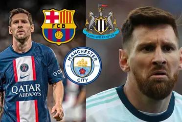 The father and agent of the Argentine star was seen in Barcelona.