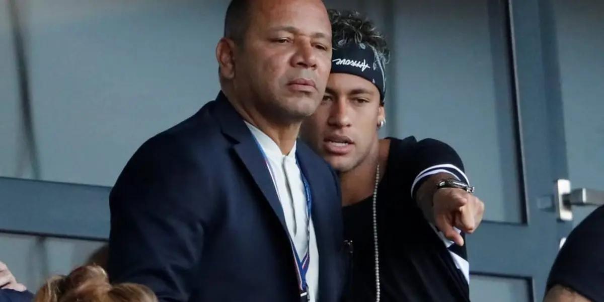 The father of the player exploded on social networks as his son was injured.