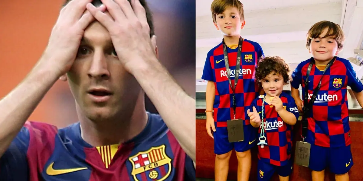 The FC Barcelona player admitted that his son Mateo Messi has him very worried and hopes to do something to change things and see him happier.