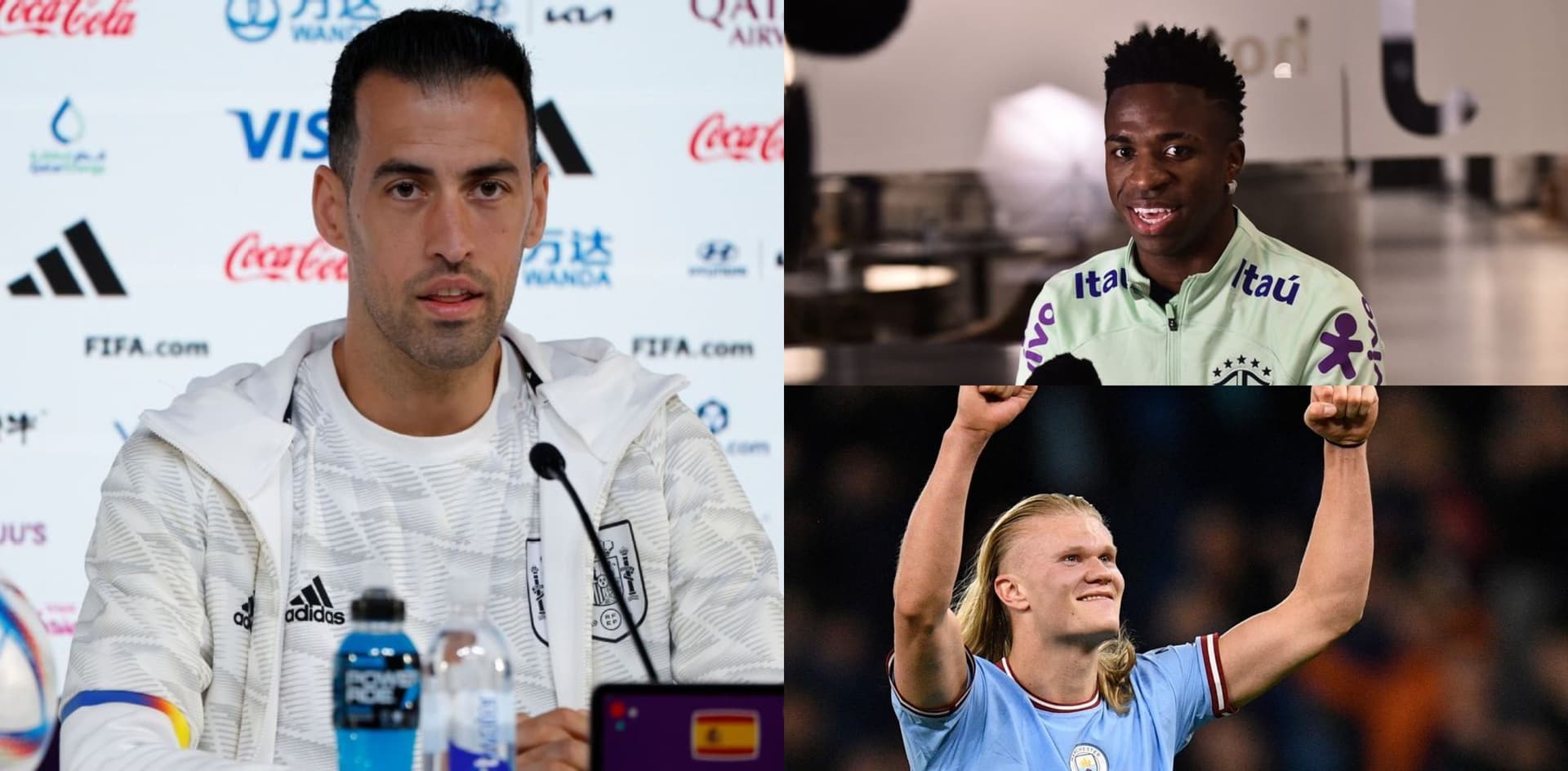 The FC Barcelona player, Sergio Busquets, chooses the best in the world