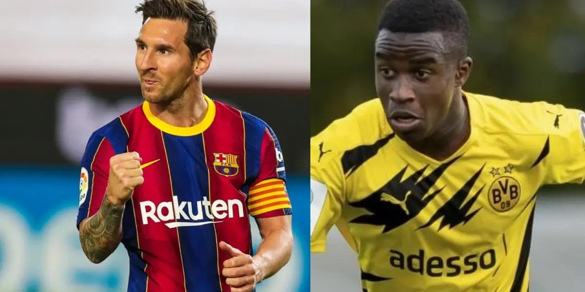 The FC Barcelona striker sent him a curious gift that in German is called the new Lionel Messi and caused great admiration in the public