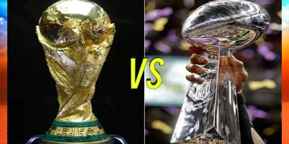 The FIFA World Cup final and the NFL Super Bowl, how do they compare in terms of revenue?