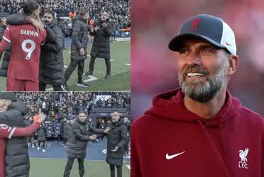 The fight between Pep Guardiola and Darwin Nunez that goes around the world