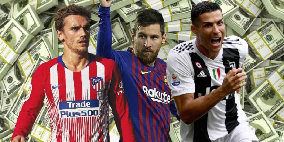 The first places without a doubt went to Messi, Ronaldo and Neymar.