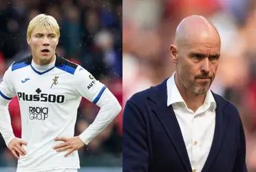 The first player to leave Manchester United after the arrival of Hojlund