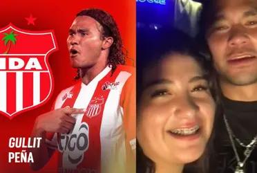 The first scandal generated by Carlos Peña in his new club is filtred in the press of the country where he will be.