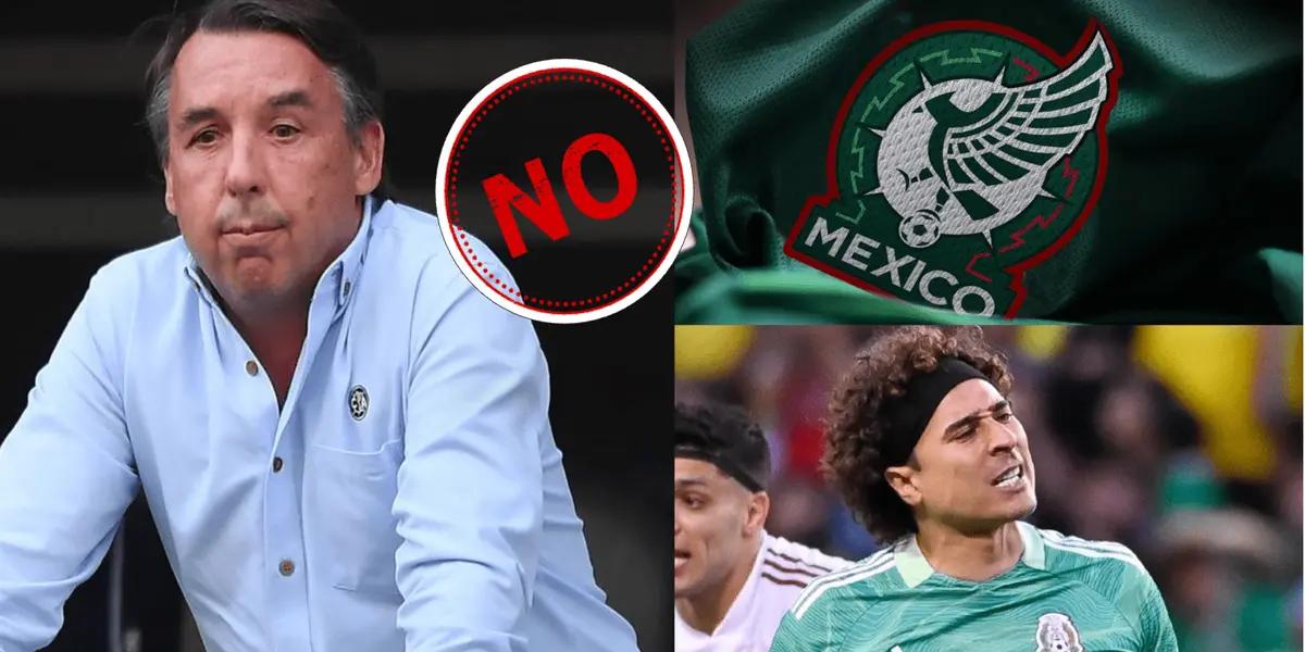 The first vetoed player within El Tri is unveiled. They said no to his presence because he was uncomfortable for Ochoa.