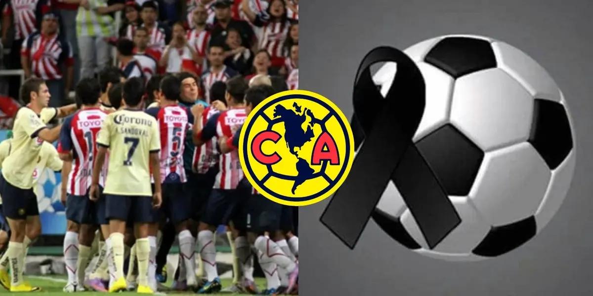 The former player of America who took a title from Chivas unexpectedly says goodbye to this world