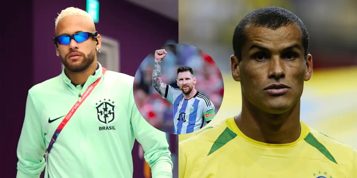 The former player surrendered at the feet of the captain of the Argentine team