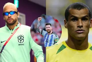 The former player surrendered at the feet of the captain of the Argentine team