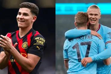 The former River scored a great goal for Manchester City against Fulham