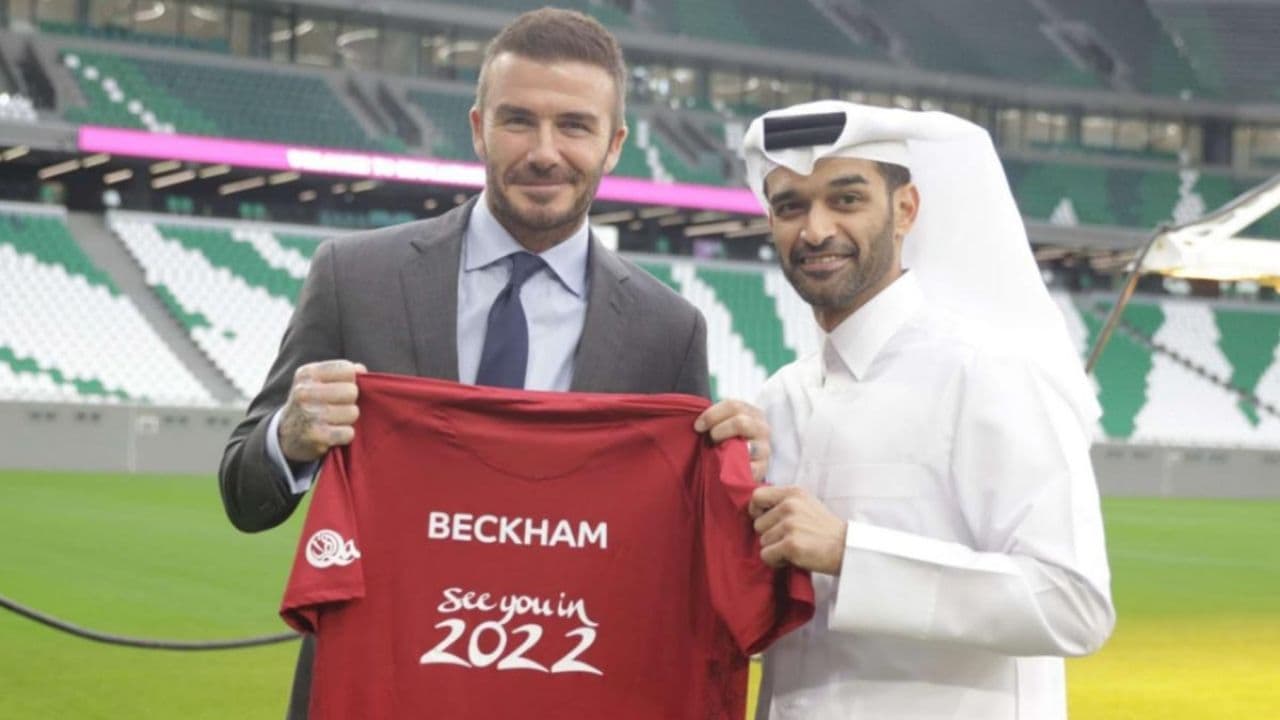 The former soccer player is one of the World Cup ambassadors and will be at the World Cup draw in Doha.