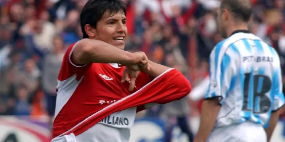 The forward announced that he will not continue in Manchester City and in Independiente they're excited