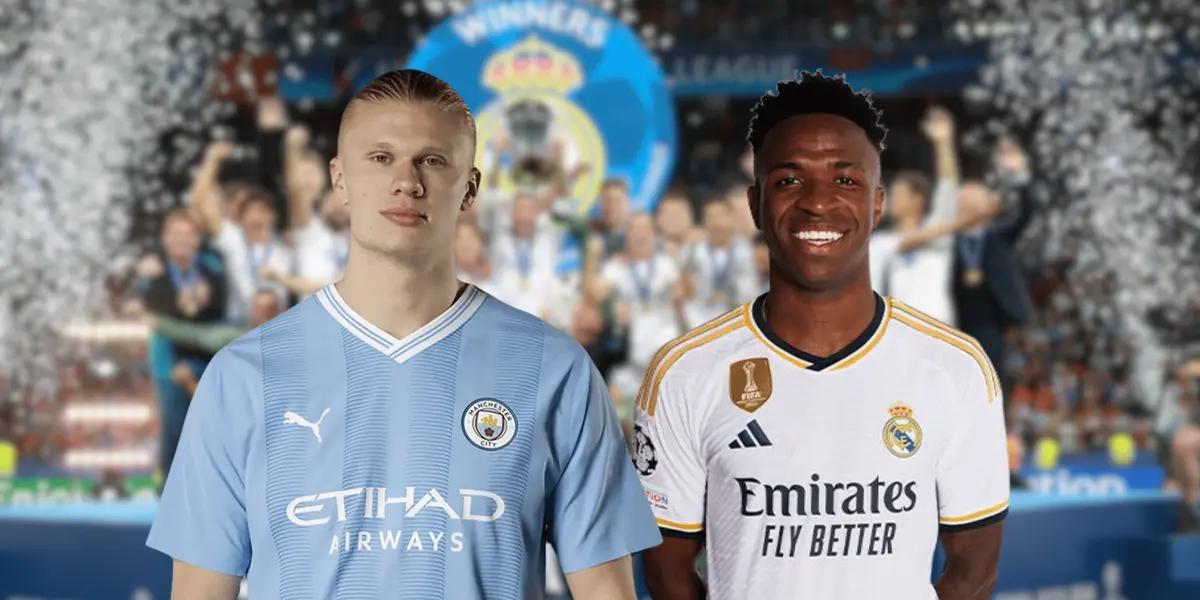 The forward appears as a possibility for Real Madrid and the Madrid fans are excited about Vinicius' post and the Norwegian's respective response.