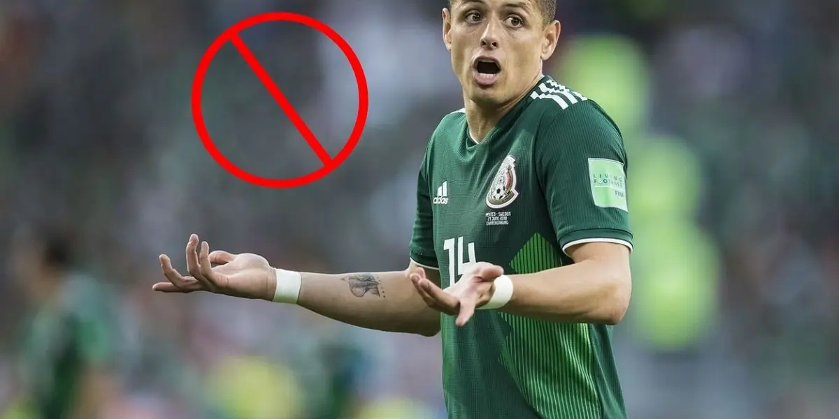 The forward from Guadalajara had his last appearance with El Tri in September 2019.
 