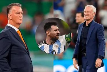 The France coach referred to Lionel Messi's desire to win the World Cup in Qatar