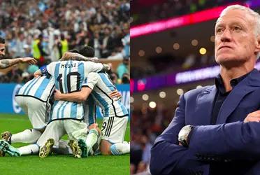 The French coach referred to the defeat in the World Cup in Qatar against the Albiceleste