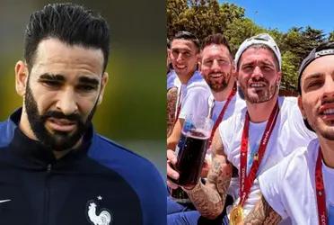 The French defender was very tough against Dibu Martínez, and the Scaloneta players did not forgive him.