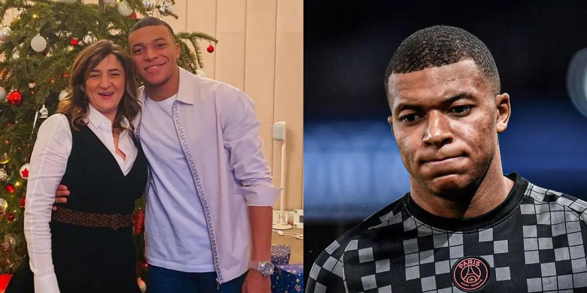 The French forward is represented by his mother Fayza.