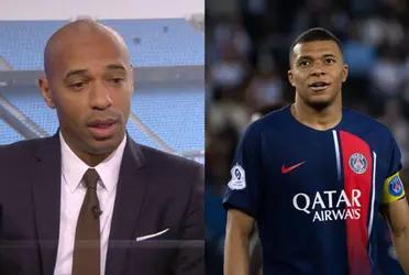 The French legend talks about Kylian Mbappe