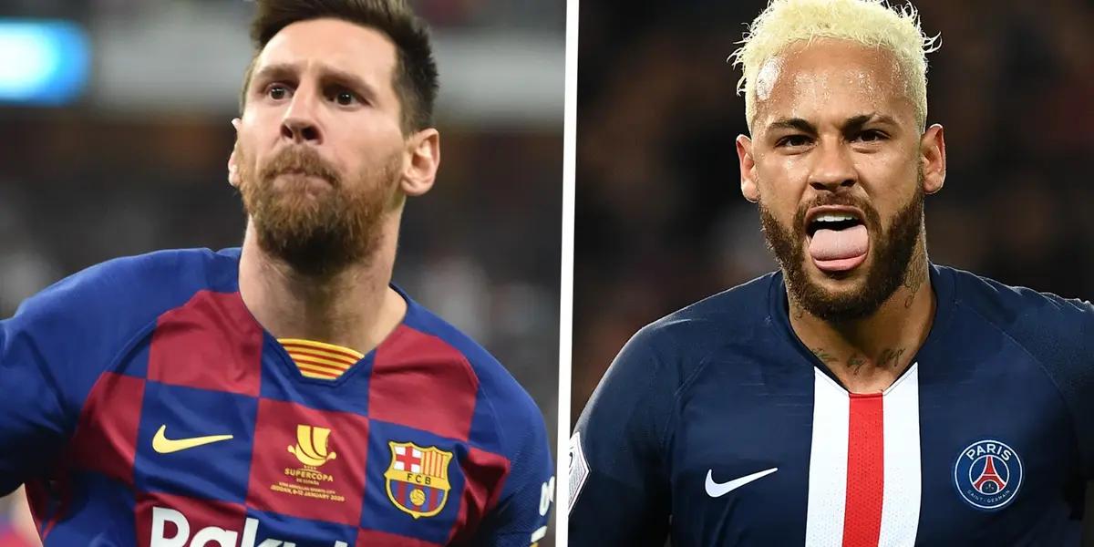 The French side has a player that Barcelona want to be unite with Messi.