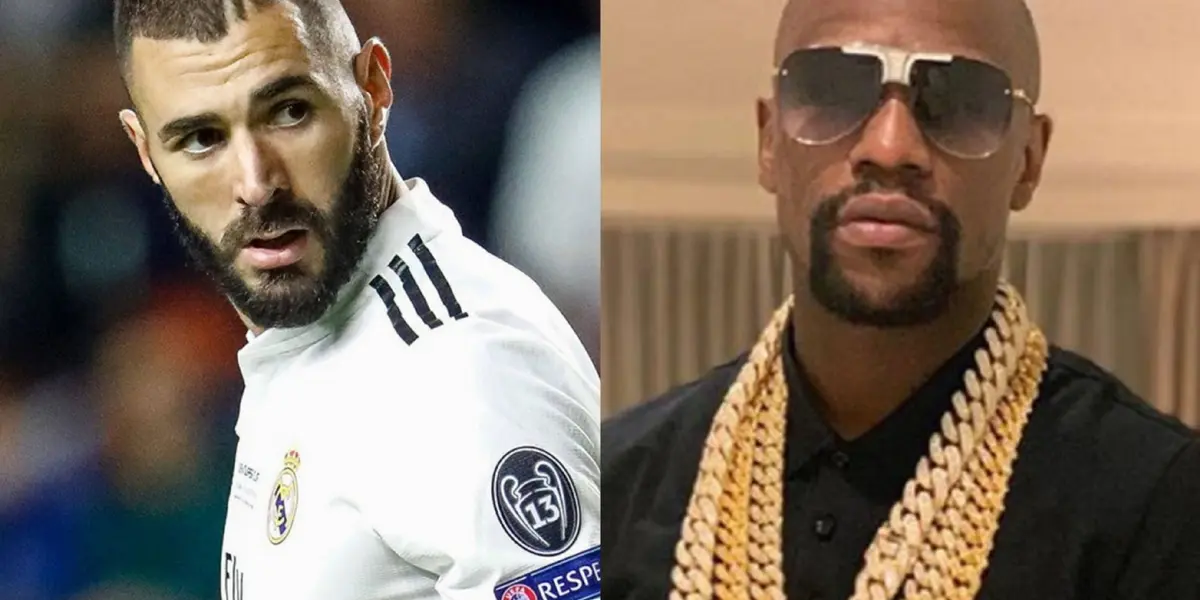 The French star from Real Madrid has an impressive car in the style of Mayweather.
 
