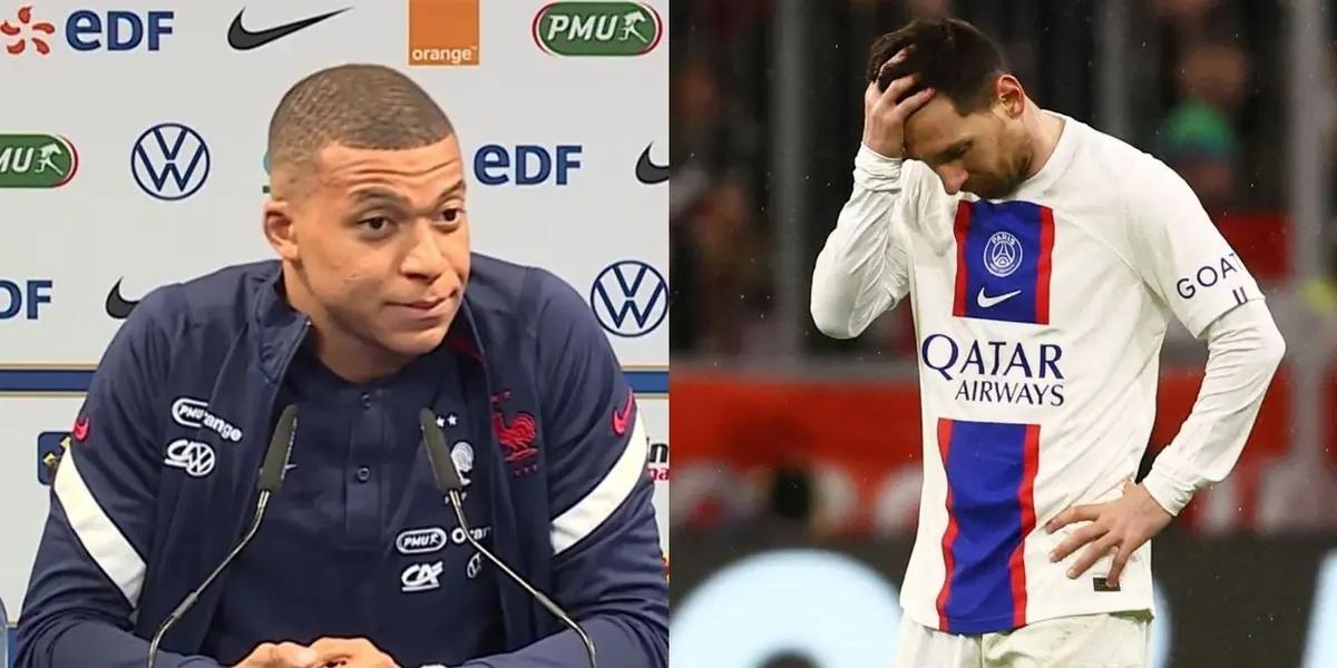 The French star, Mbappé, chose the best in history, Messi is not in his decision