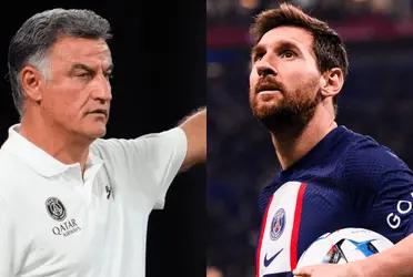 The French strategist praised the striker, who scored his first free kick since he was at PSG