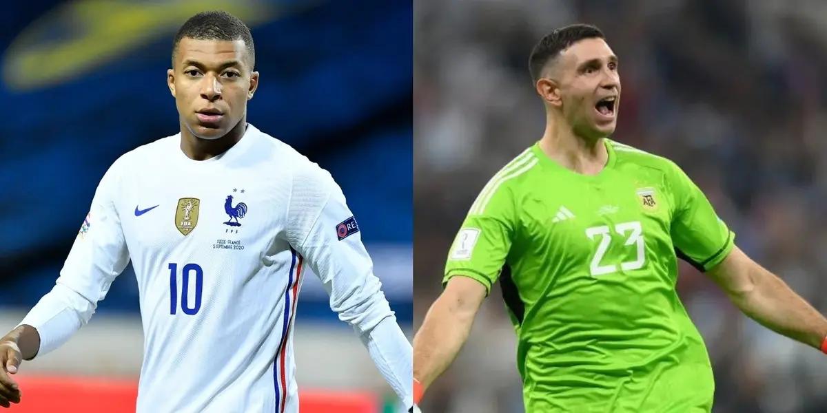 The French striker has a strong rivalry with the Argentine goalkeeper
