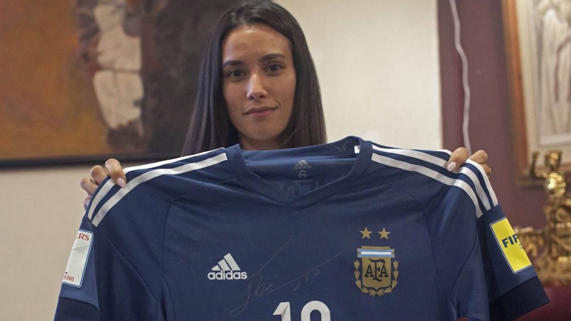 The French striker's wife keeps a low profile.