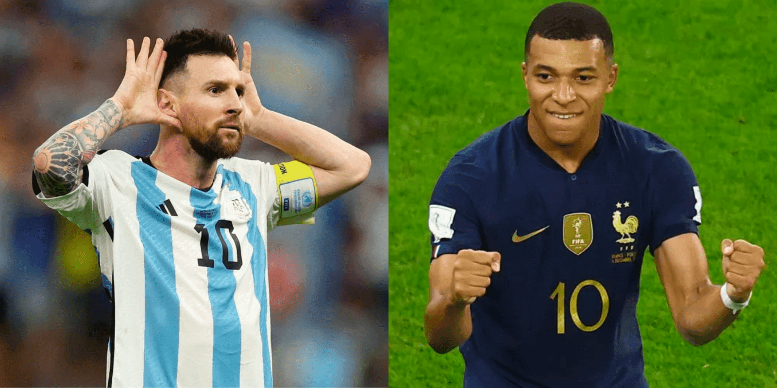 The Frenchman left a message before Sunday's final against Argentina