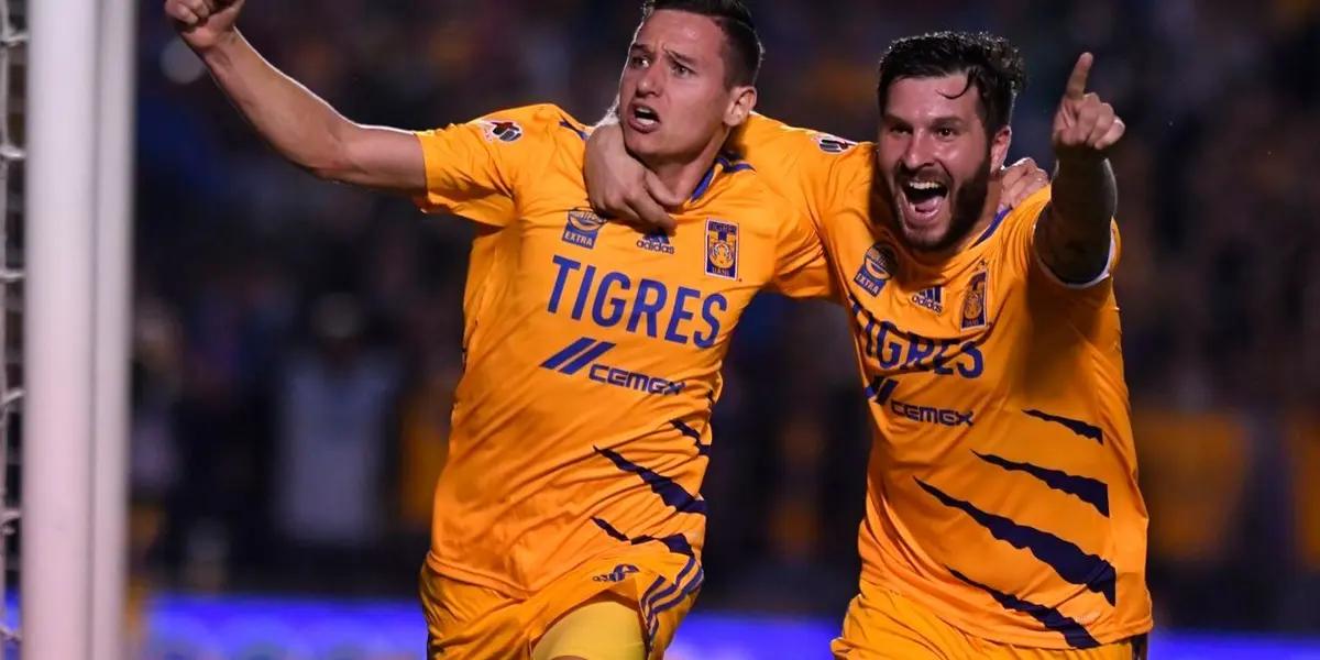 The Frenchmen connection has yielded results once again. Tigres has the lead in the first half.