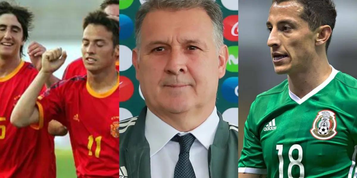 The future of the Mexican national team seems to lie with foreign players and Martino is already thinking of one of the stars of Liga BBVA.
