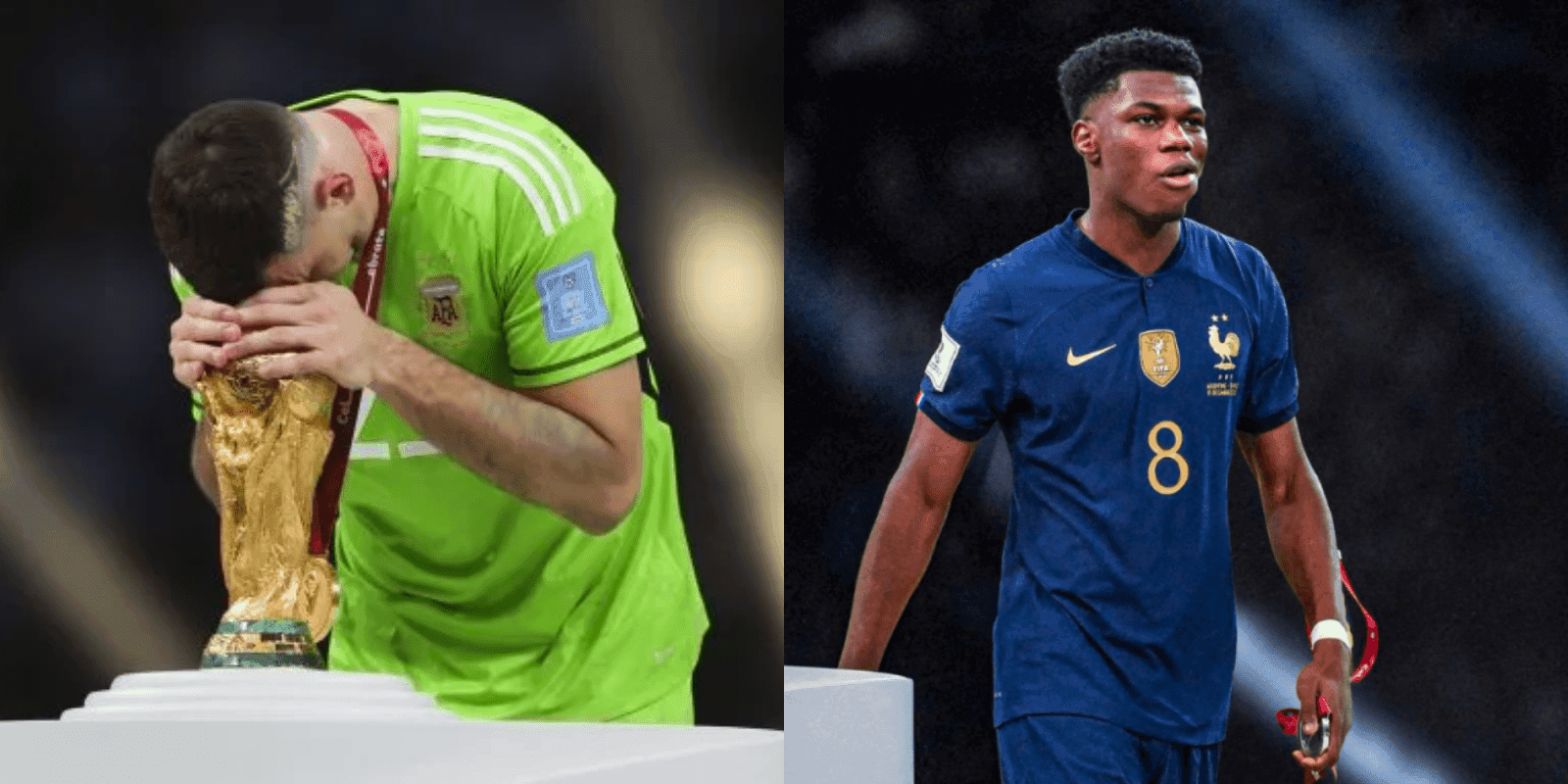 The goalkeeper of the Argentine team received recognition in La Plata and left a spicy statement against the French midfielder
