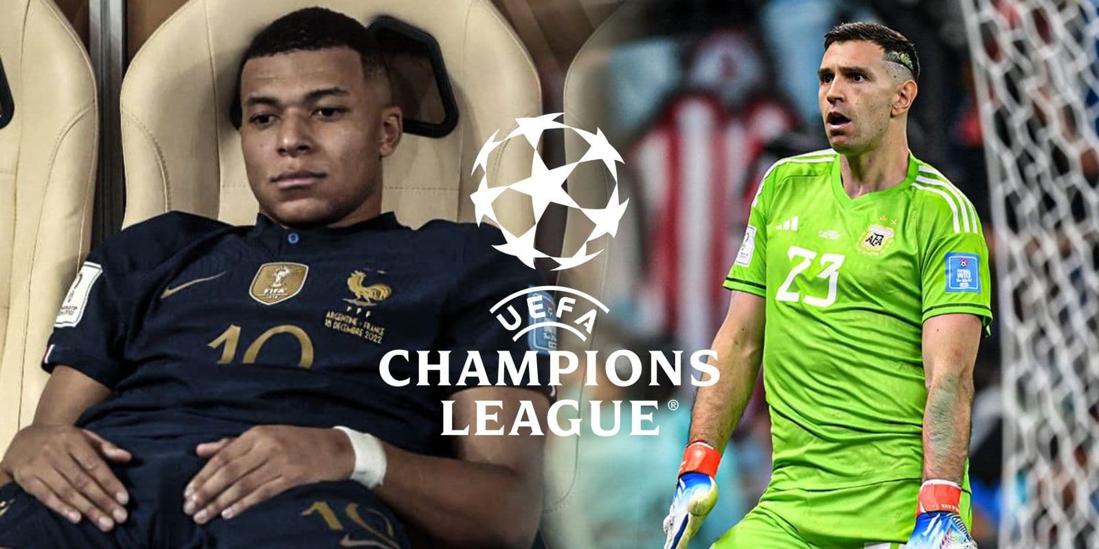 The goalkeeper pointed repeatedly against Kylian in the celebrations for the Qatar 2022 World Cup.