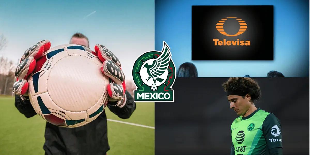 The goalkeeper quietly earned the opportunity of a lifetime to be part of the Mexican national team, but Televisa does not want to see him in the spotlight because he would throw away the business called Guillermo Ochoa.