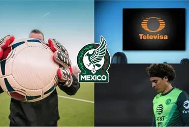 The goalkeeper quietly earned the opportunity of a lifetime to be part of the Mexican national team, but Televisa does not want to see him in the spotlight because he would throw away the business called Guillermo Ochoa.