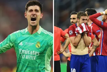 The goalkeeper, who saved Los Merengues on several occasions during the match, couldn't help but remind Atleti of which is the best club in Madrid.