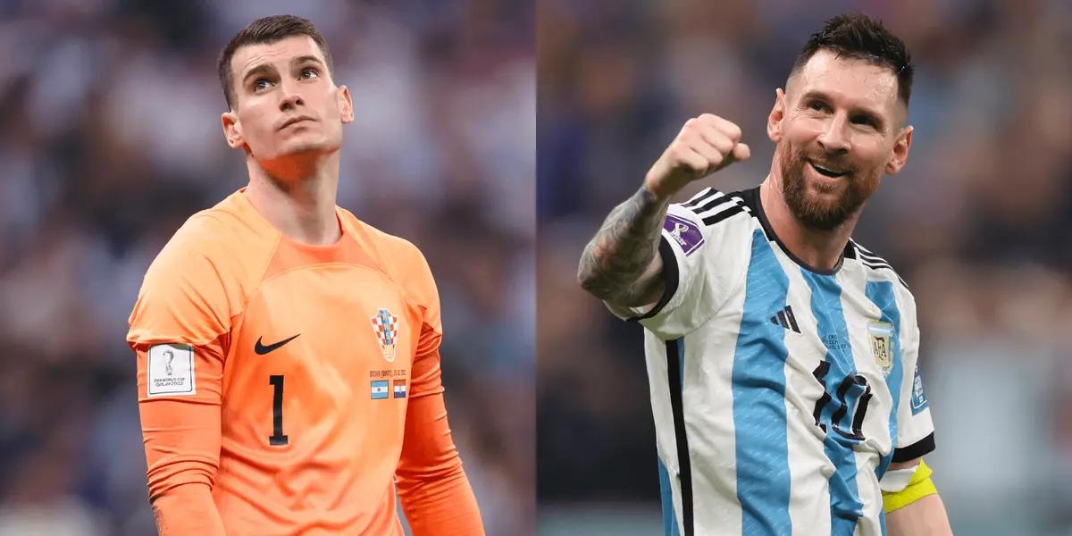 The goalkeeper's behavior came to light when he greeted Leo in the tunnel