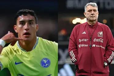 The good level of Alejandro Zendejas is already making Gerardo Martino think about it.