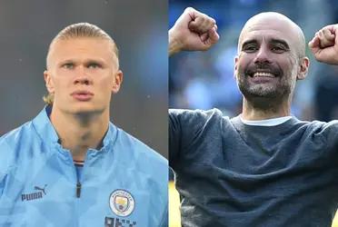 The great news that Haaland gives to Pep Guardiola