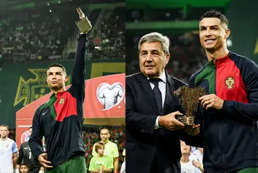This was the tribute they paid to Cristiano Ronaldo in the Portugal match