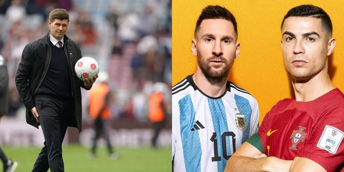 The historic English player of Liverpool, today coach of Al-Ettifaq of Saudi Arabia, chose between Messi and Ronaldo.