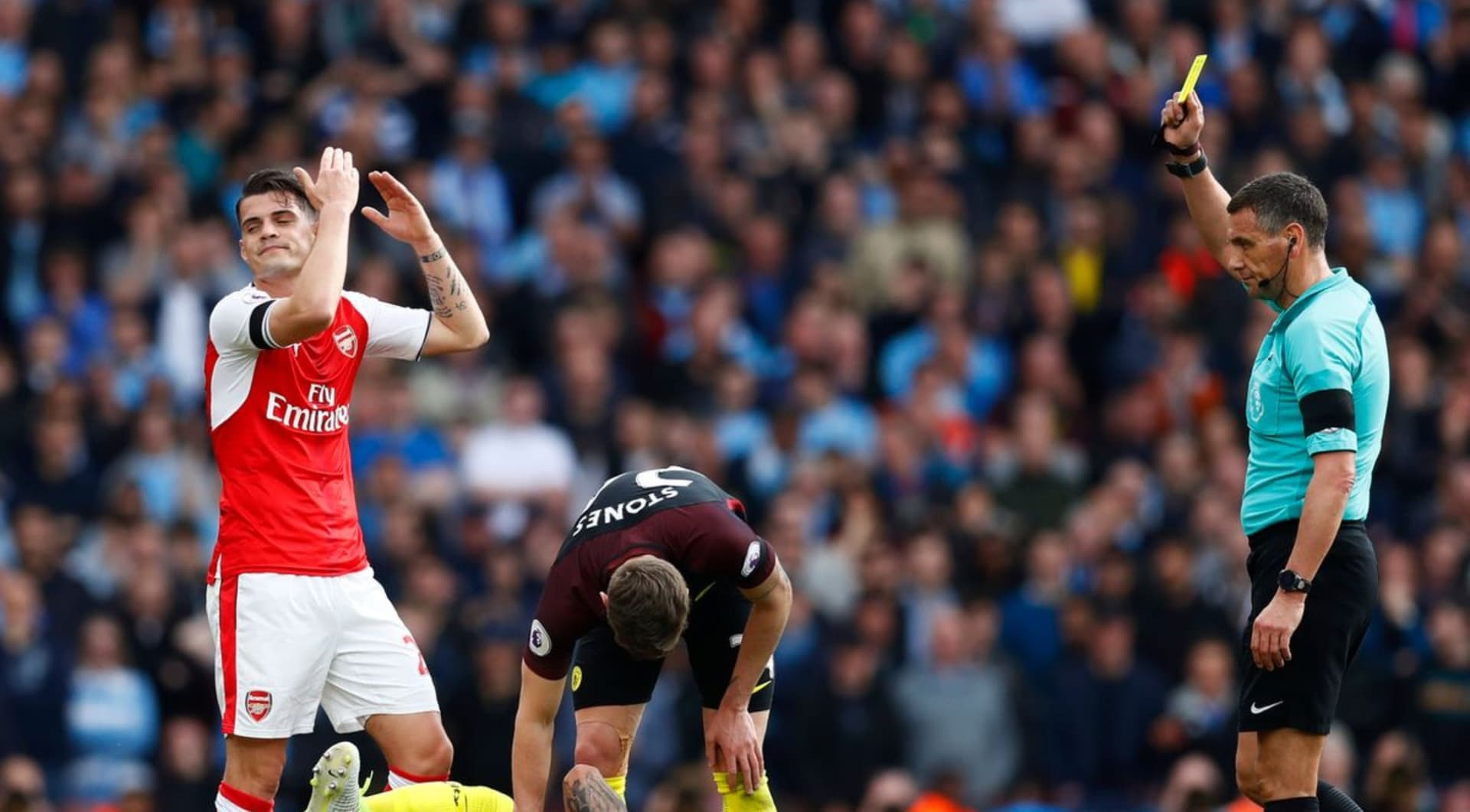 The incident in question took place in a match against Leeds United in December 2021.